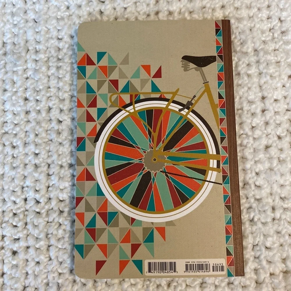 NEW I Want to Ride My Bicycle Stationery Lined Journal 128 pages